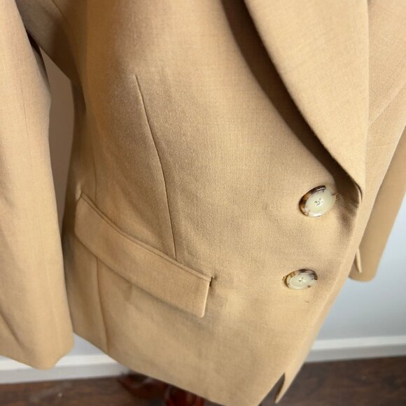 J.Crew $258 Madelyn Blazer Four Season Stretch Hthr Saddle Size 6 CC289 - Picture 4 of 12